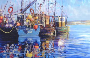 Fishing Boats by Martin Decent